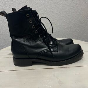 Frye Black Leather Men's Boots